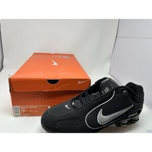 Size 15 Nike Shox Mens Monster Metal Black Baseball Cleat 311815-001 Vintage